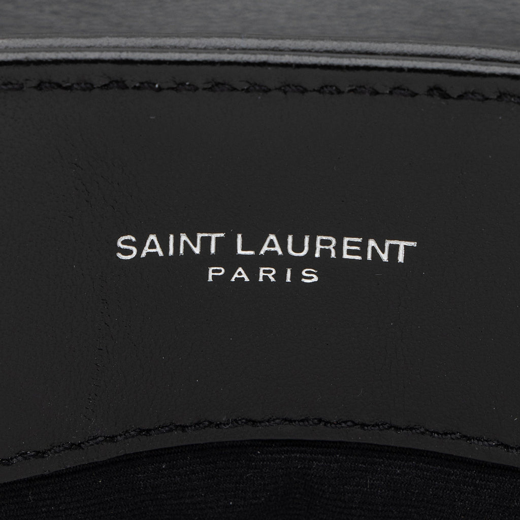 Saint Laurent Matelasse Calfskin Monogram LouLou Chain Medium Shoulder Bag