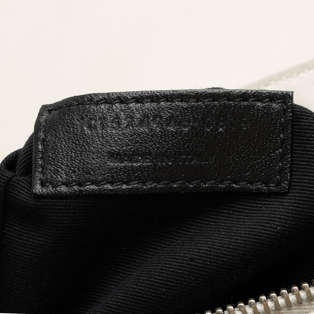 Saint Laurent Matelasse Calfskin Monogram LouLou Chain Medium Shoulder Bag
