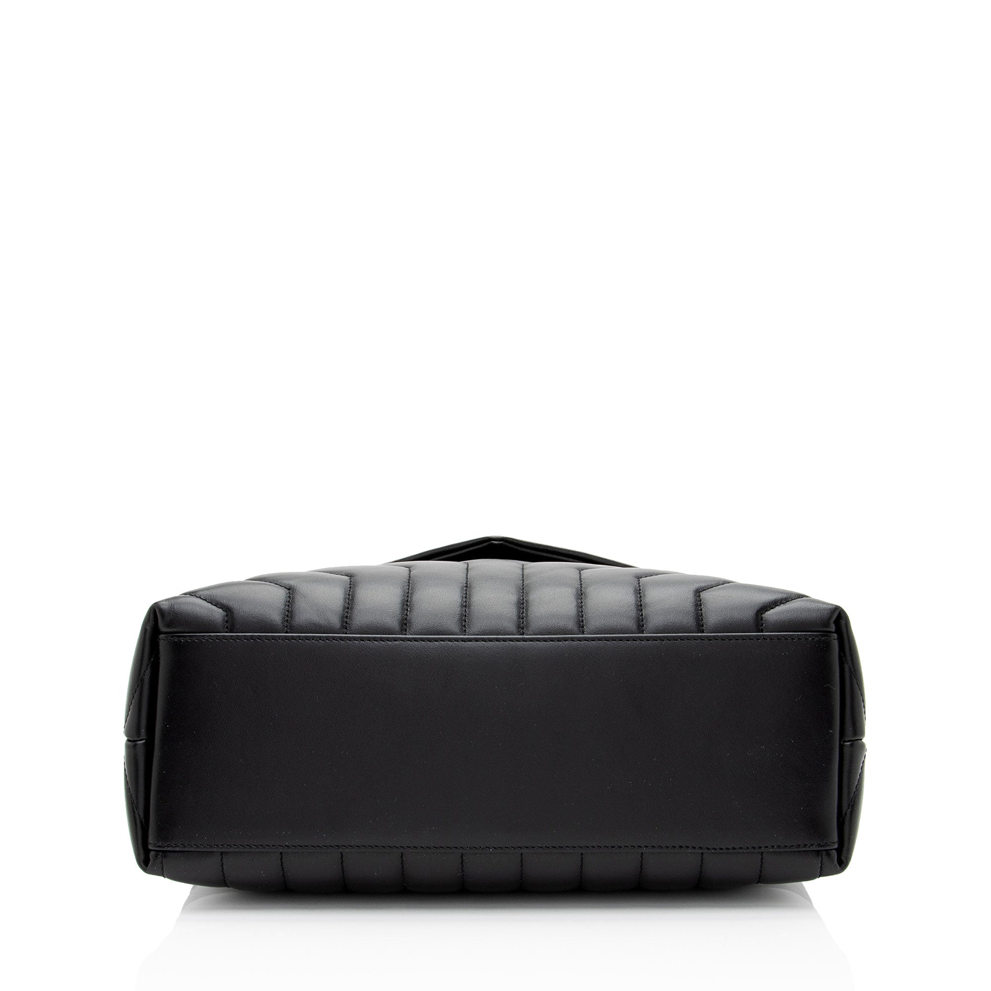 Saint Laurent Matelasse Calfskin Monogram LouLou Chain Medium Shoulder Bag