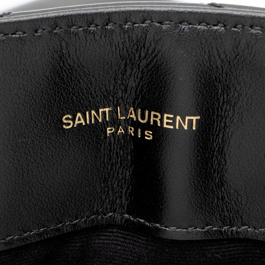 Saint Laurent Matelasse Calfskin Monogram LouLou Chain Medium Shoulder Bag