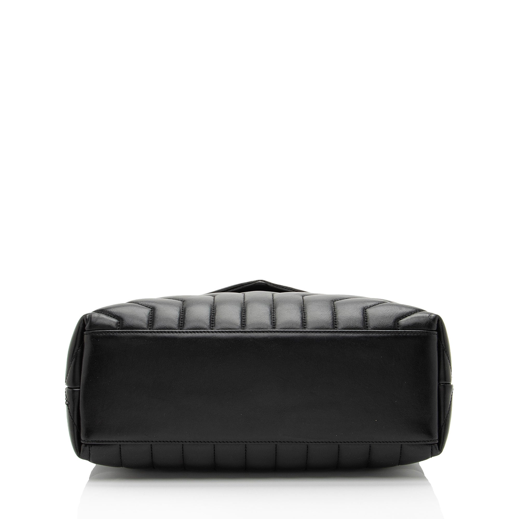 Saint Laurent Matelasse Calfskin Monogram LouLou Chain Medium Shoulder Bag