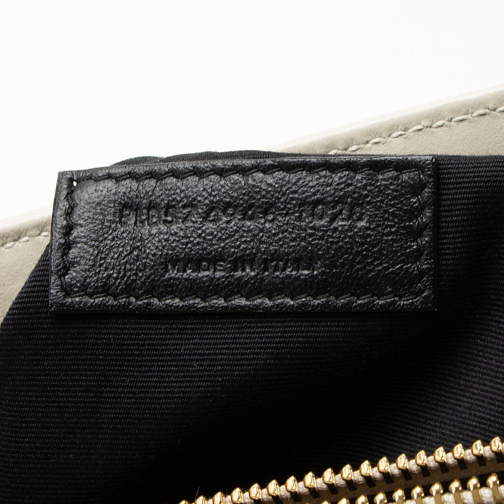 Saint Laurent Matelasse Calfskin Monogram LouLou Chain Medium Shoulder Bag