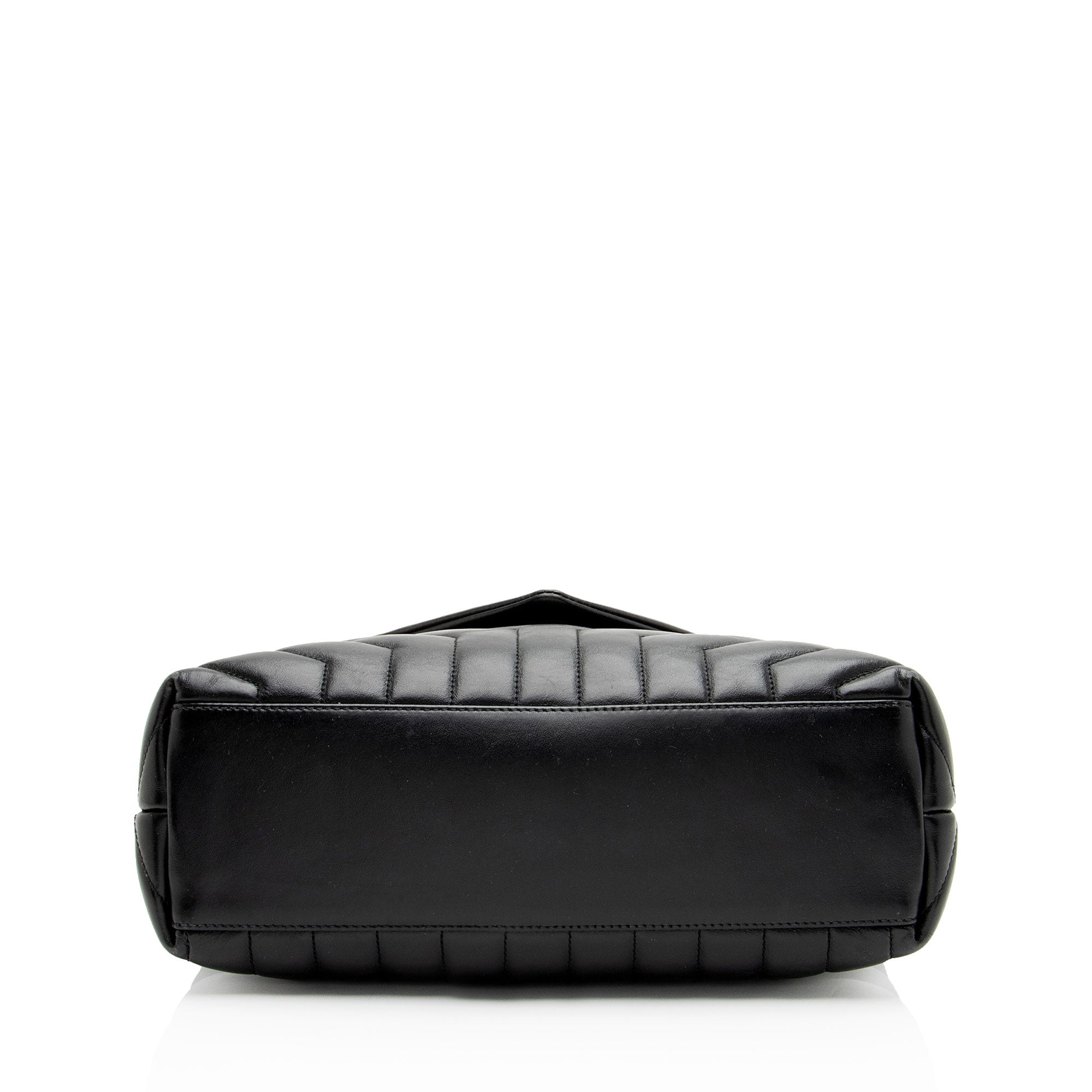 Saint Laurent Matelasse Calfskin Monogram LouLou Chain Medium Shoulder Bag