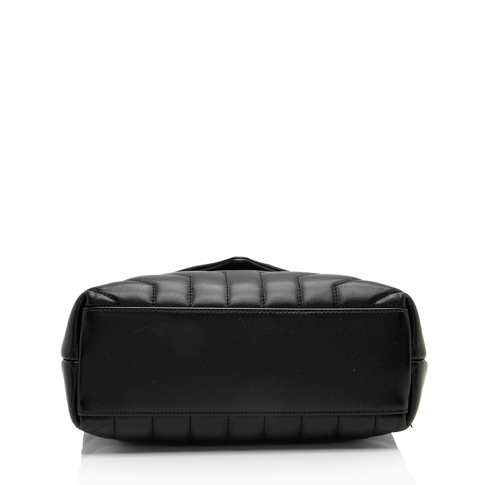 Saint Laurent Matelasse Calfskin Monogram LouLou Chain Small Crossbody Bag (SHF-XeDlWE)