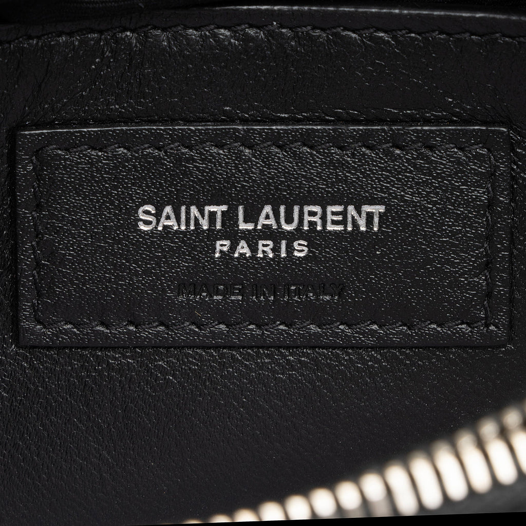 Saint Laurent Matelasse Calfskin Monogram LouLou Chain Small Crossbody (SHF-B5OsZv)