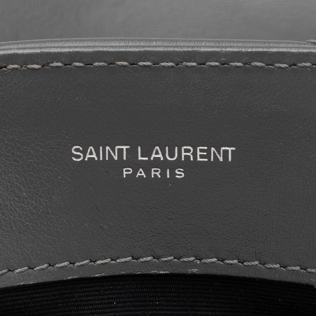 Saint Laurent Matelasse Calfskin Monogram LouLou Chain Small Crossbody (SHF-B5OsZv)