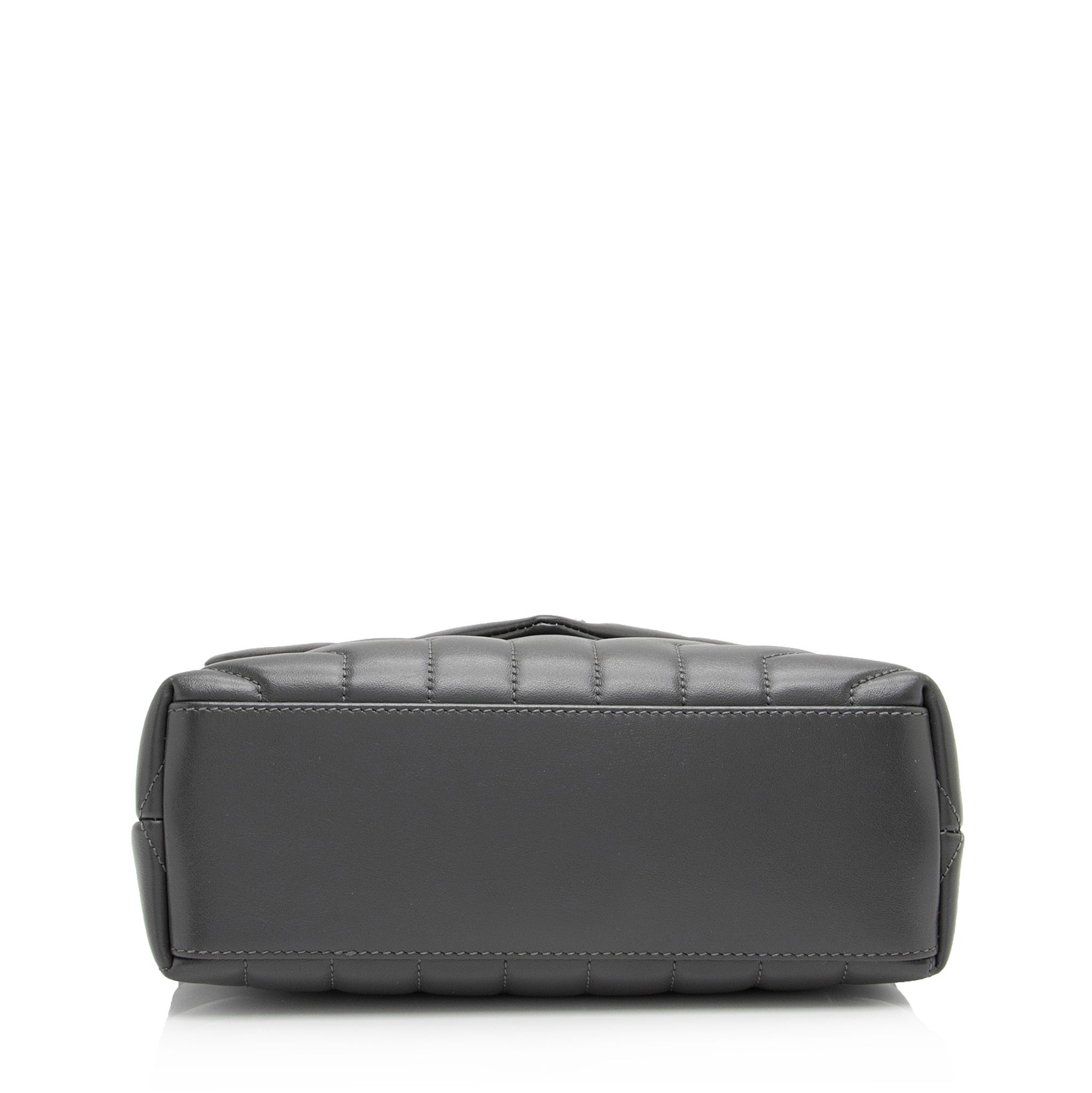 Saint Laurent Matelasse Calfskin Monogram LouLou Chain Small Crossbody (SHF-B5OsZv)