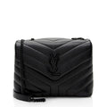 Saint Laurent Matelasse Calfskin Monogram LouLou Chain Small Crossbody (SHF-acKu6w)