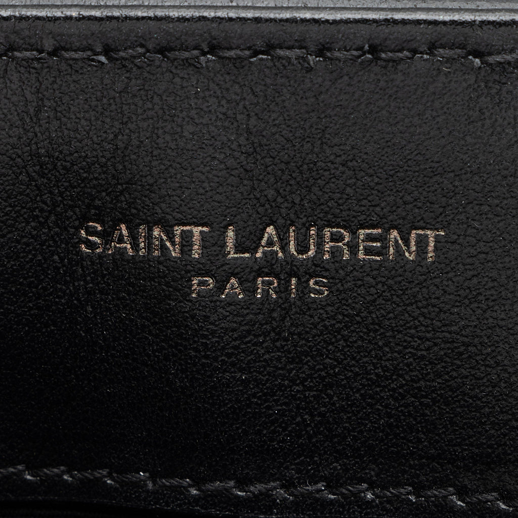 Saint Laurent Matelasse Calfskin Monogram LouLou Chain Small Crossbody (SHF-Q3tPOo)