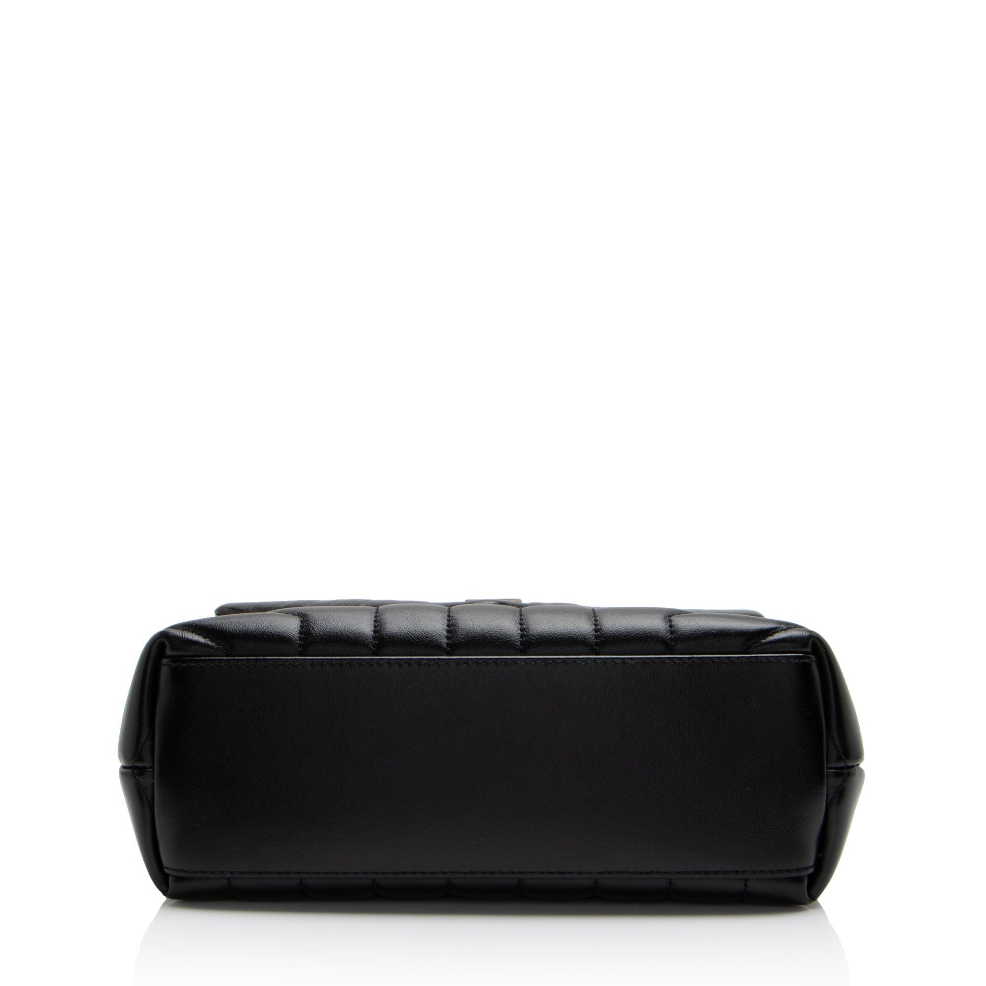 Saint Laurent Matelasse Calfskin Monogram LouLou Chain Small Crossbody