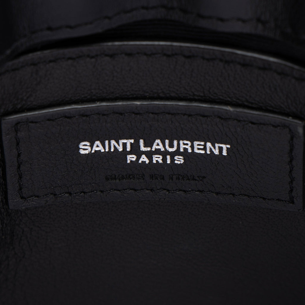 Saint Laurent Matelasse Calfskin Monogram LouLou Chain Small Crossbody