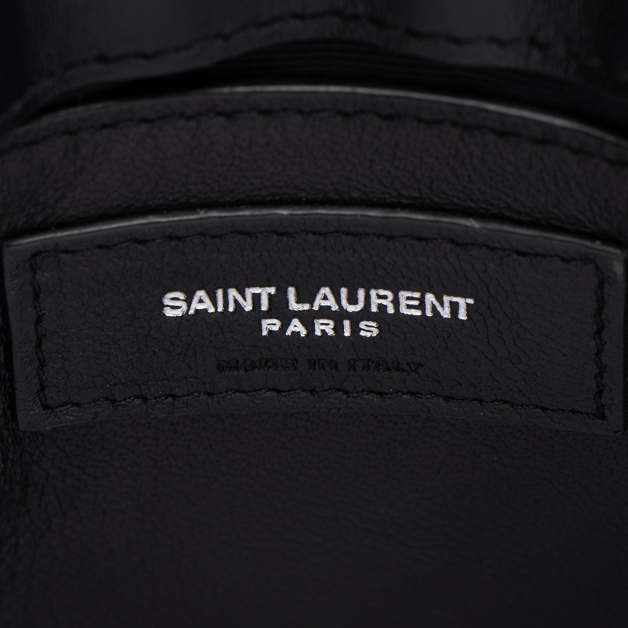 Saint Laurent Matelasse Calfskin Monogram LouLou Chain Small Crossbody