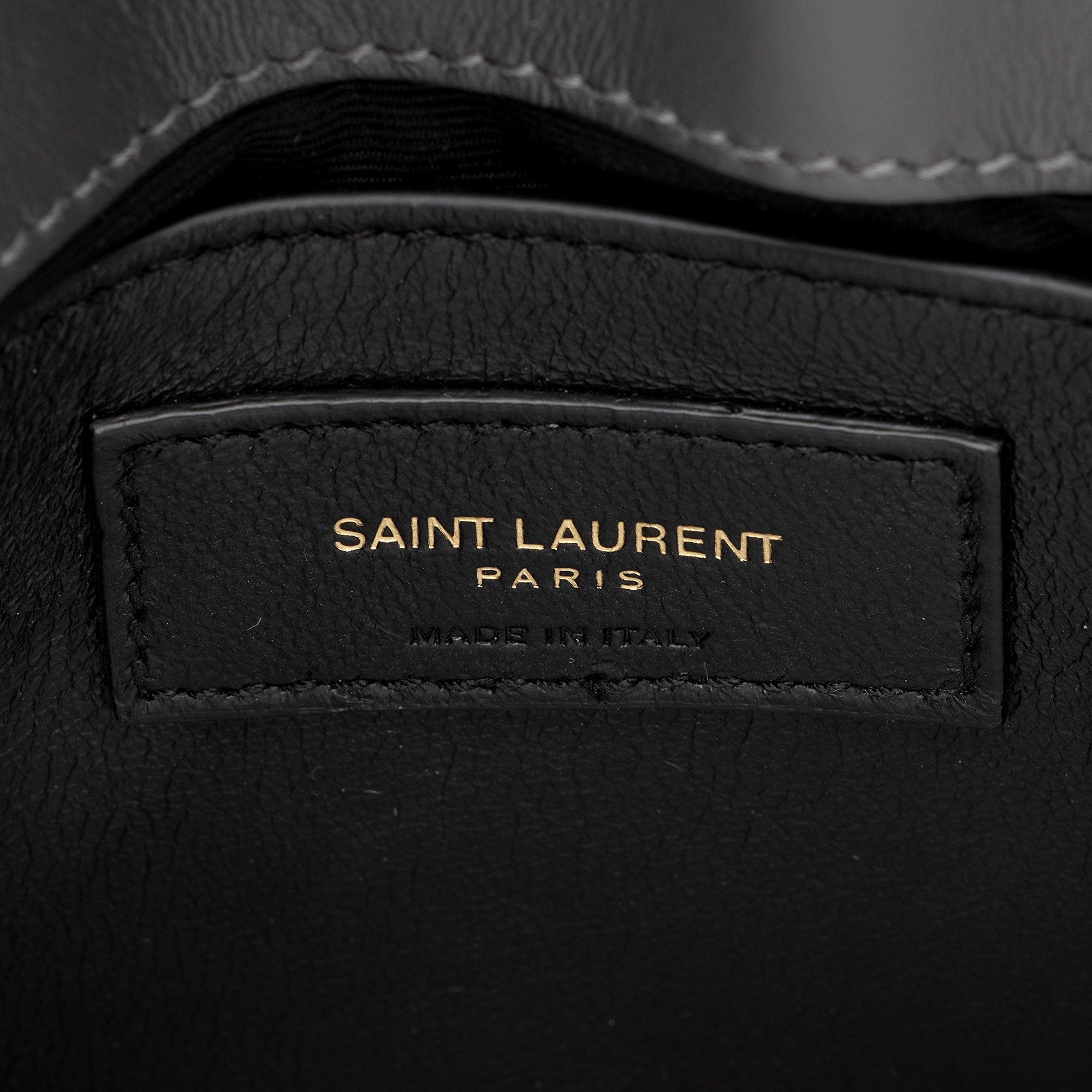 Saint Laurent Matelasse Calfskin Monogram LouLou Chain Small Crossbody