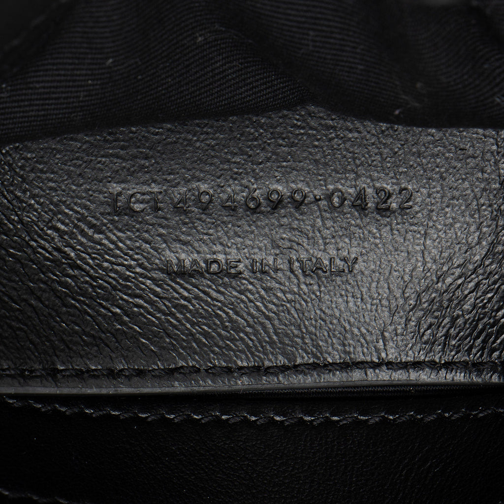 Saint Laurent Matelasse Calfskin Monogram LouLou Chain Small Crossbody