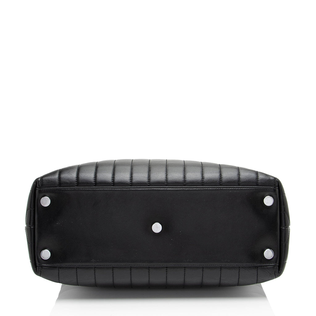 Saint Laurent Matelasse Calfskin Monogram LouLou Large Shopper Tote