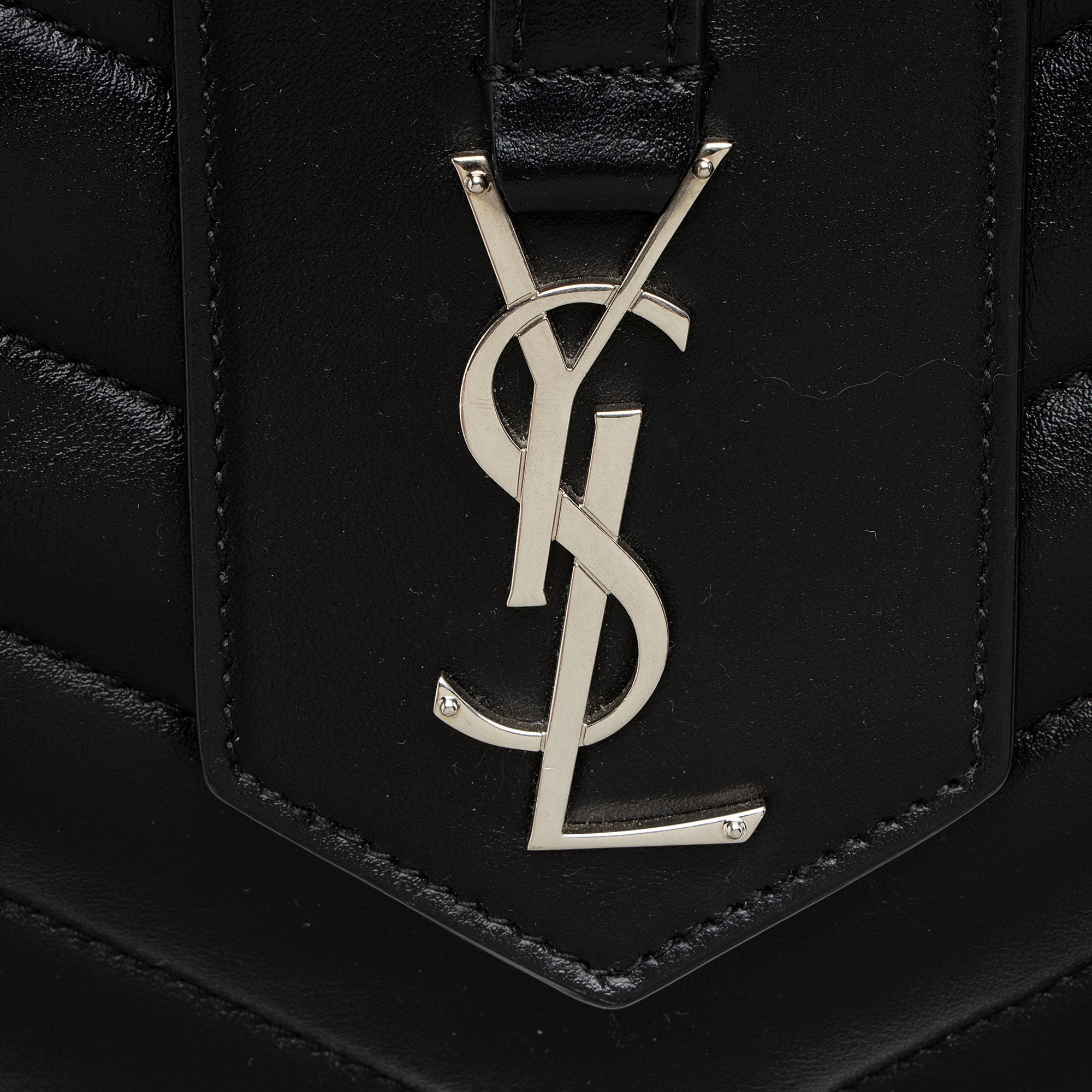 Saint Laurent Matelasse Calfskin Monogram LouLou Large Shopper Tote