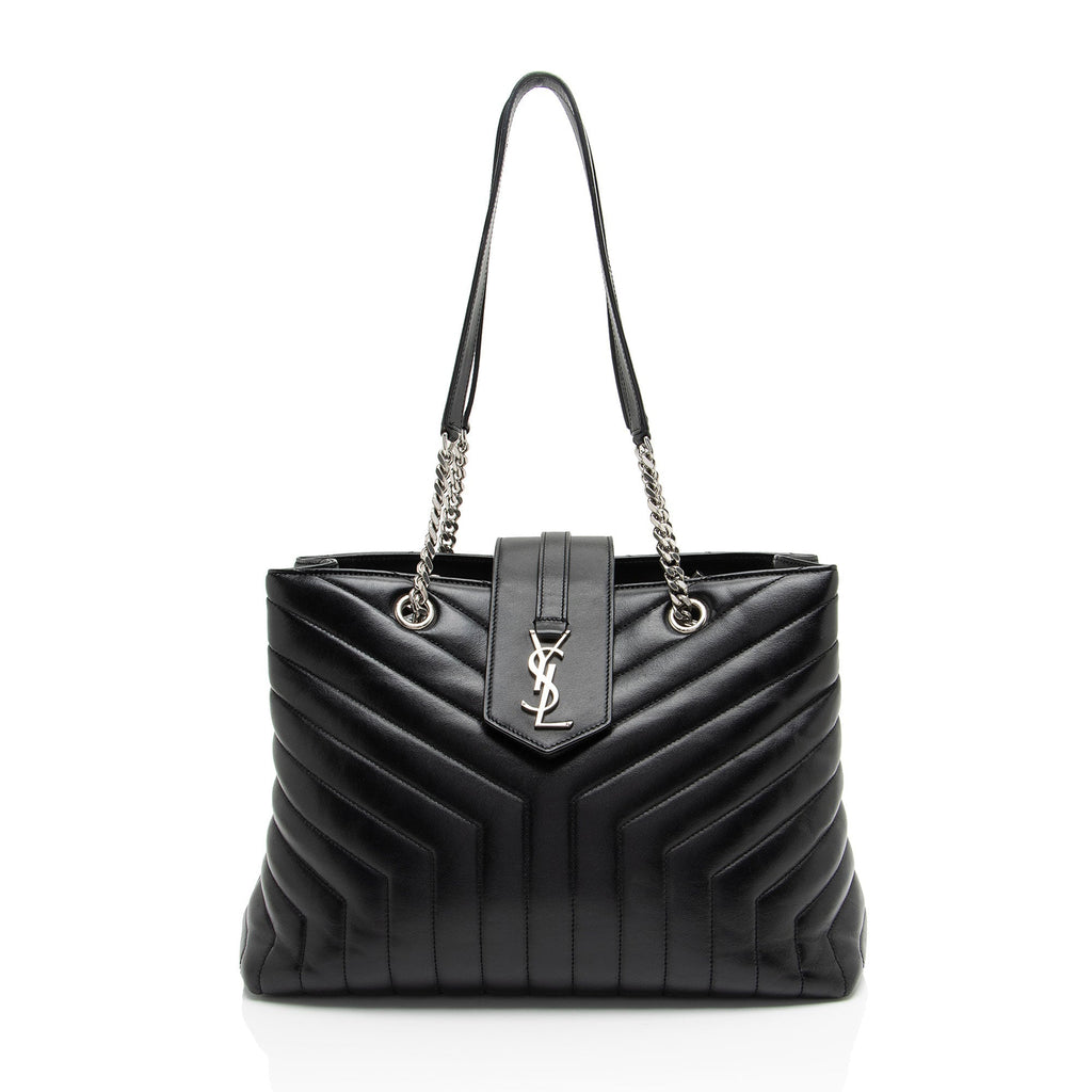 Saint Laurent Matelasse Calfskin Monogram LouLou Large Shopper Tote