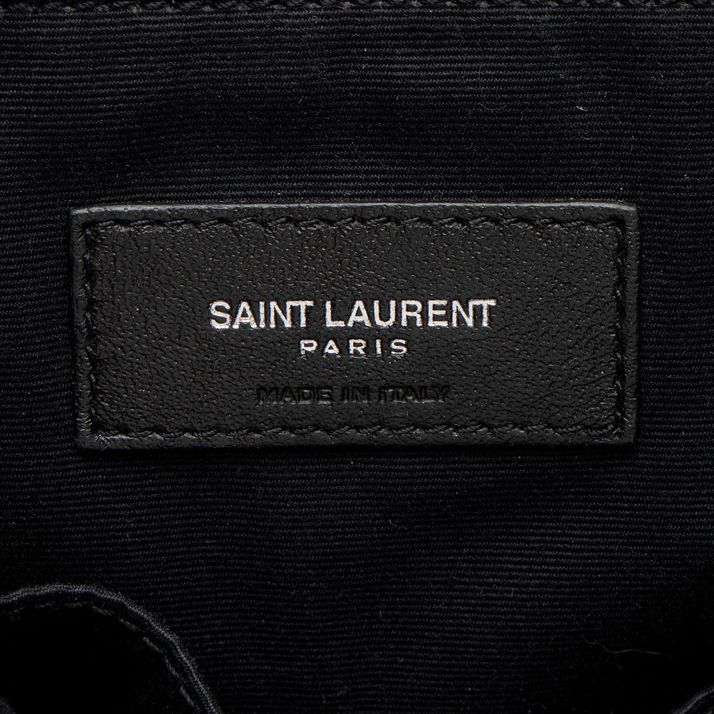 Saint Laurent Matelasse Calfskin Monogram LouLou Medium Backpack (SHF-m1rXfW)