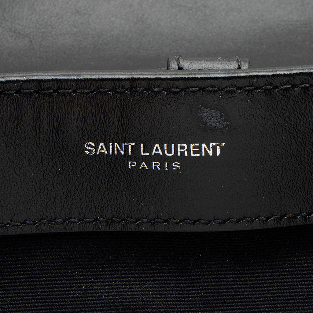 Saint Laurent Matelasse Calfskin Monogram LouLou Medium Backpack (SHF-m1rXfW)