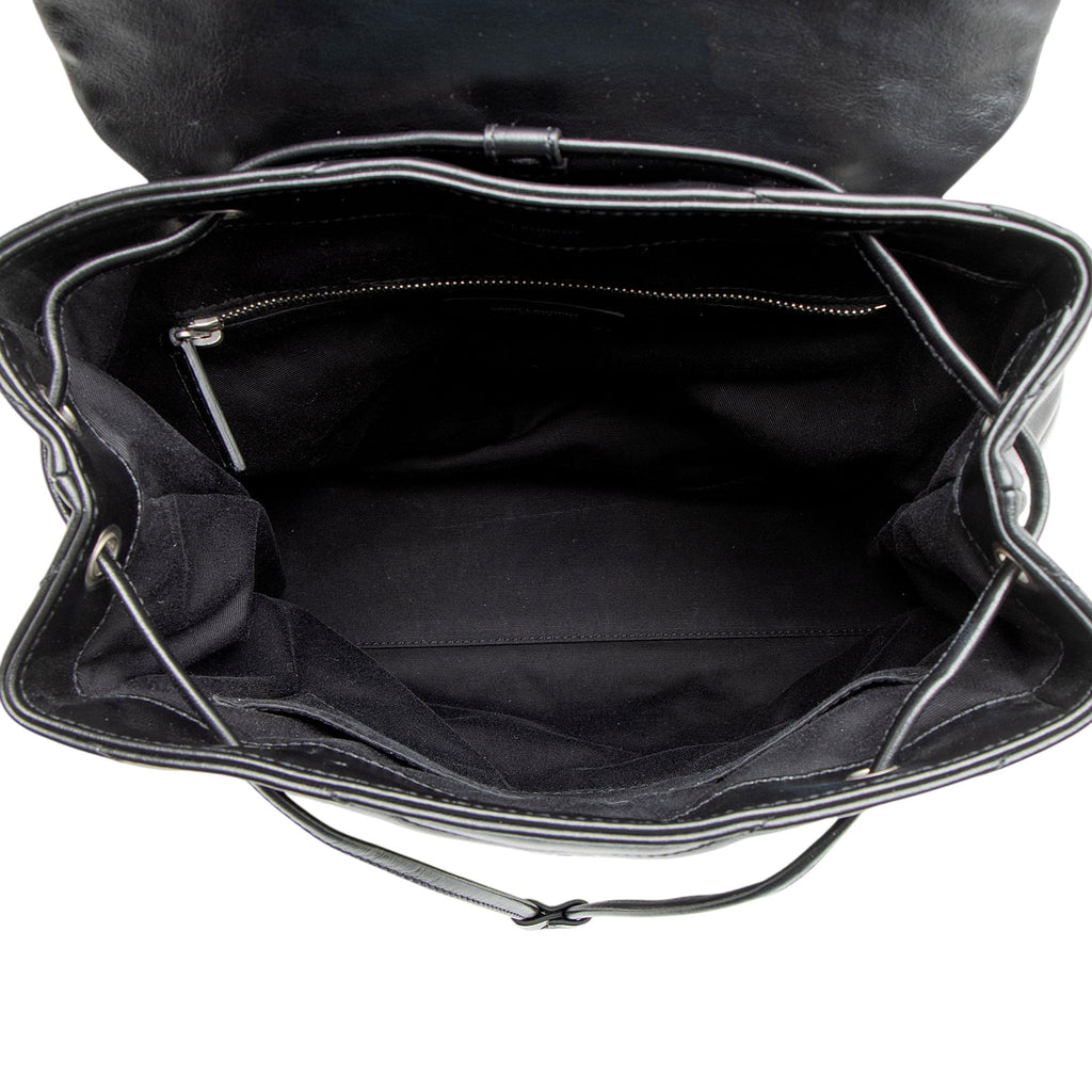 Saint Laurent Matelasse Calfskin Monogram LouLou Medium Backpack (SHF-TSOSNw)