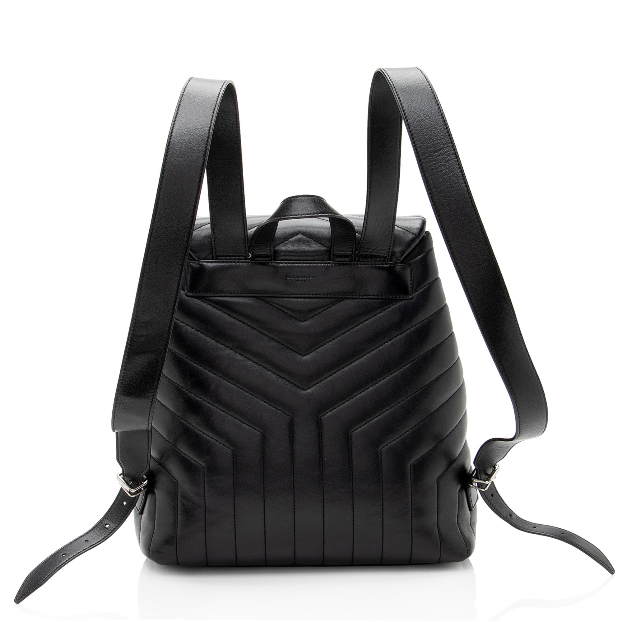 Saint Laurent Matelasse Calfskin Monogram LouLou Medium Backpack