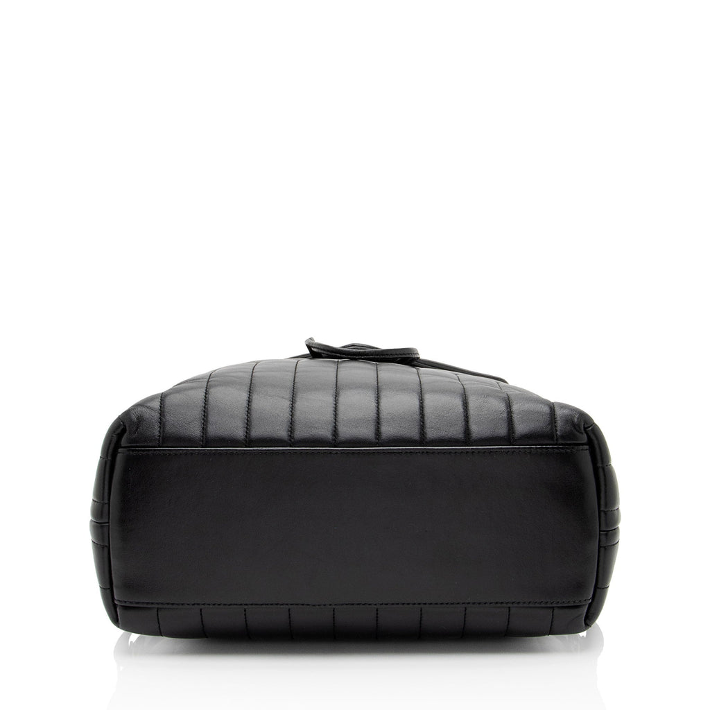 Saint Laurent Matelasse Calfskin Monogram LouLou Medium Backpack