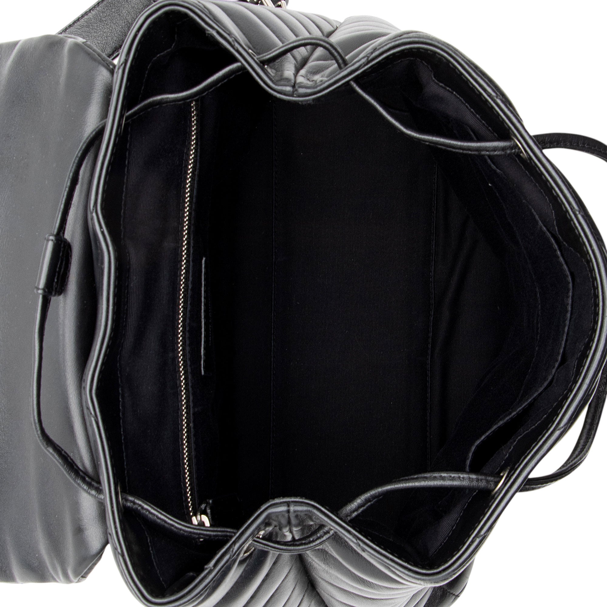 Saint Laurent Matelasse Calfskin Monogram LouLou Medium Backpack