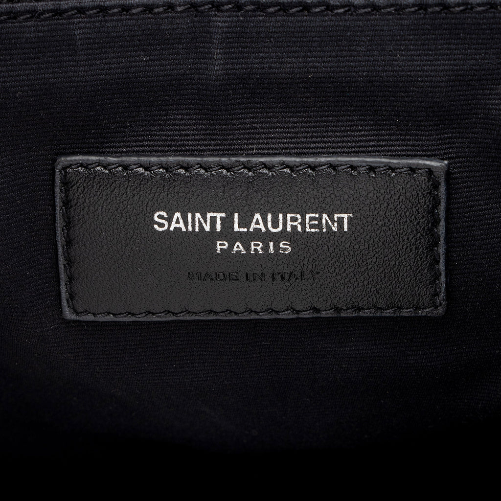 Saint Laurent Matelasse Calfskin Monogram LouLou Medium Backpack