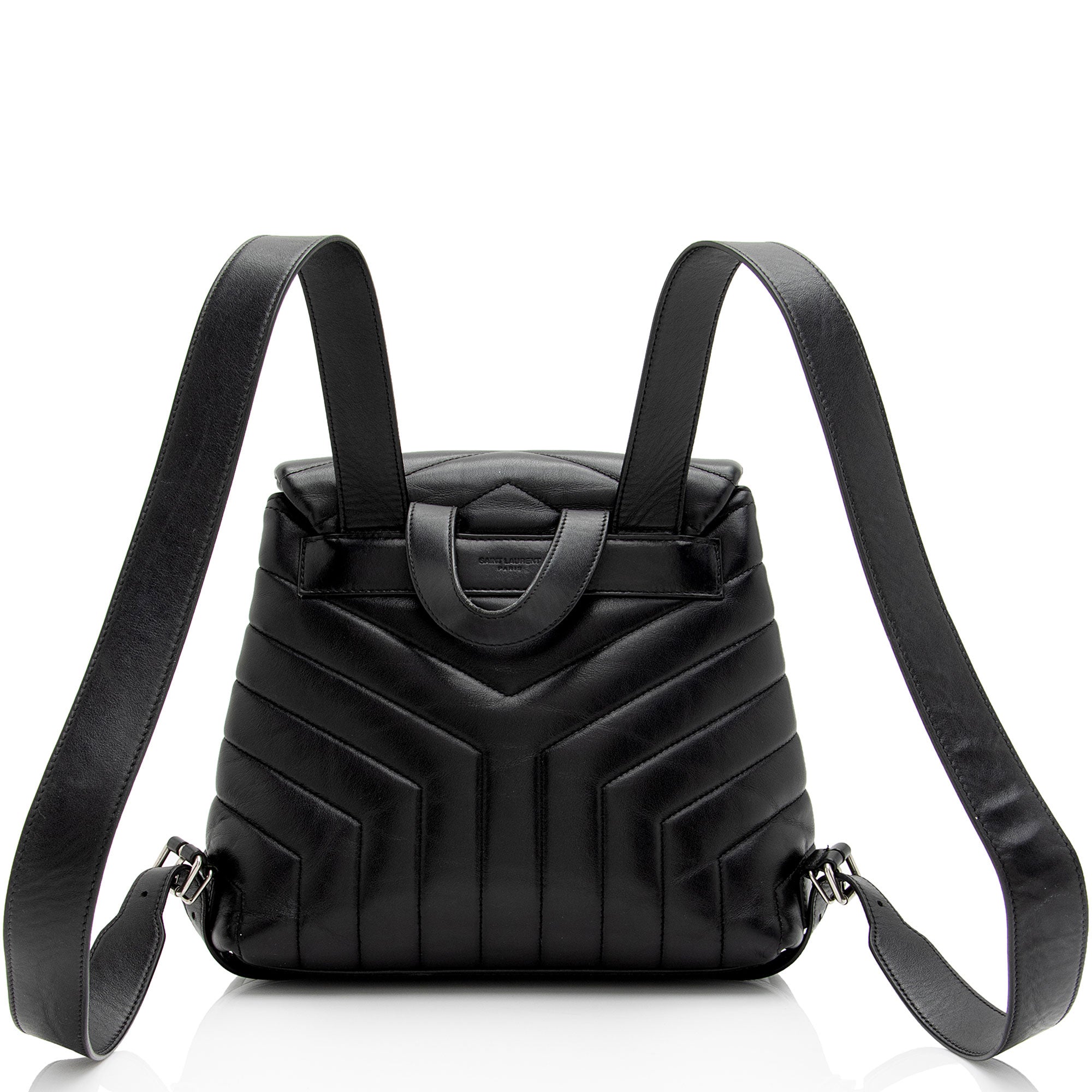 Saint Laurent Matelasse Calfskin Monogram LouLou Small Backpack (SHF-HvZDX3)
