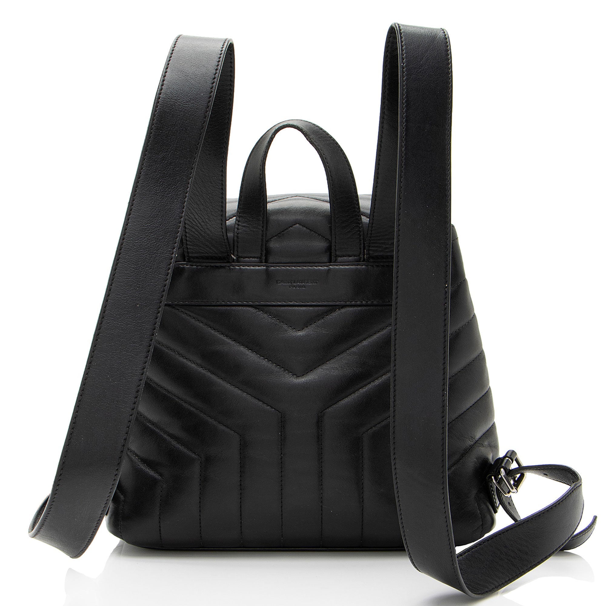 Saint Laurent Matelasse Calfskin Monogram LouLou Small Backpack