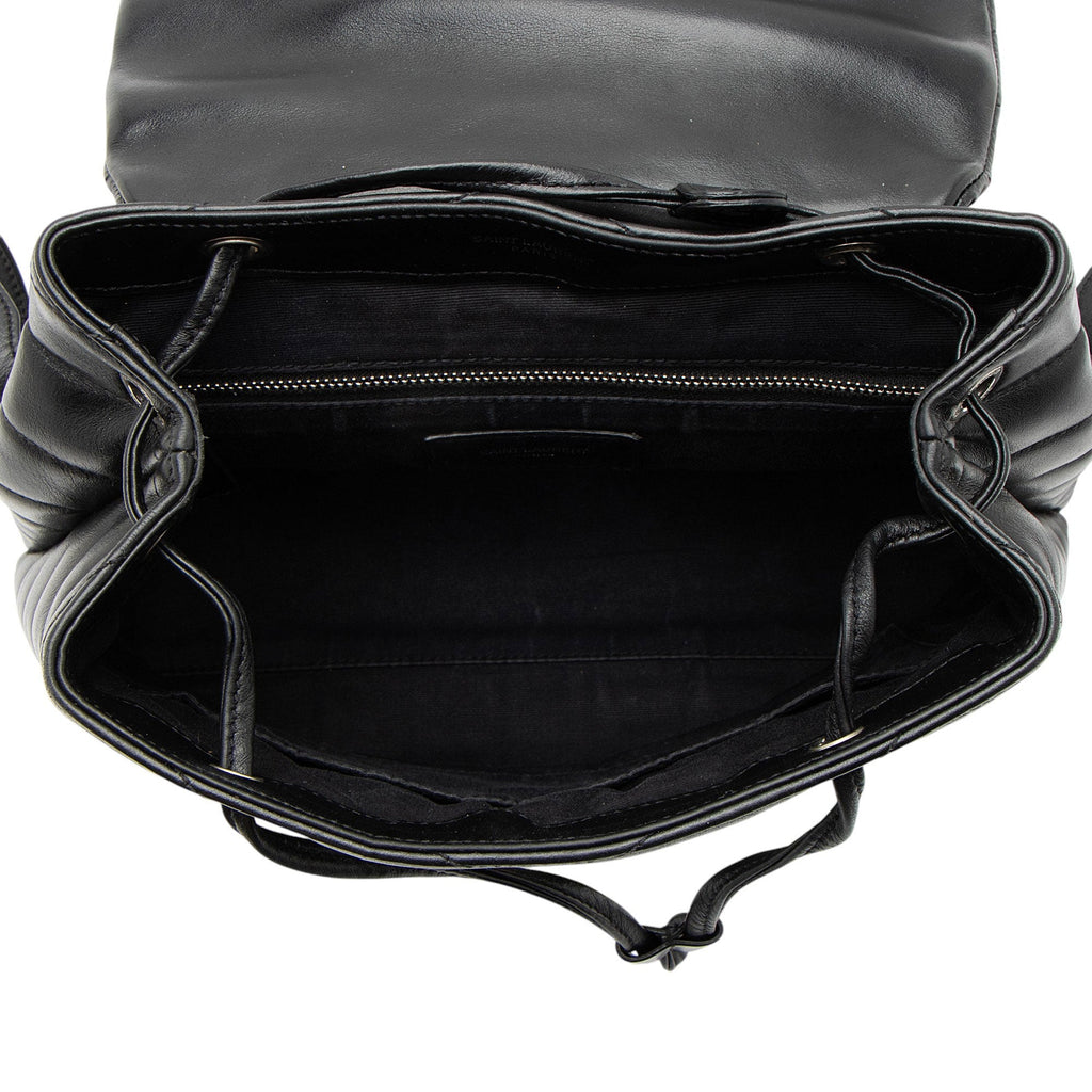 Saint Laurent Matelasse Calfskin Monogram LouLou Small Backpack