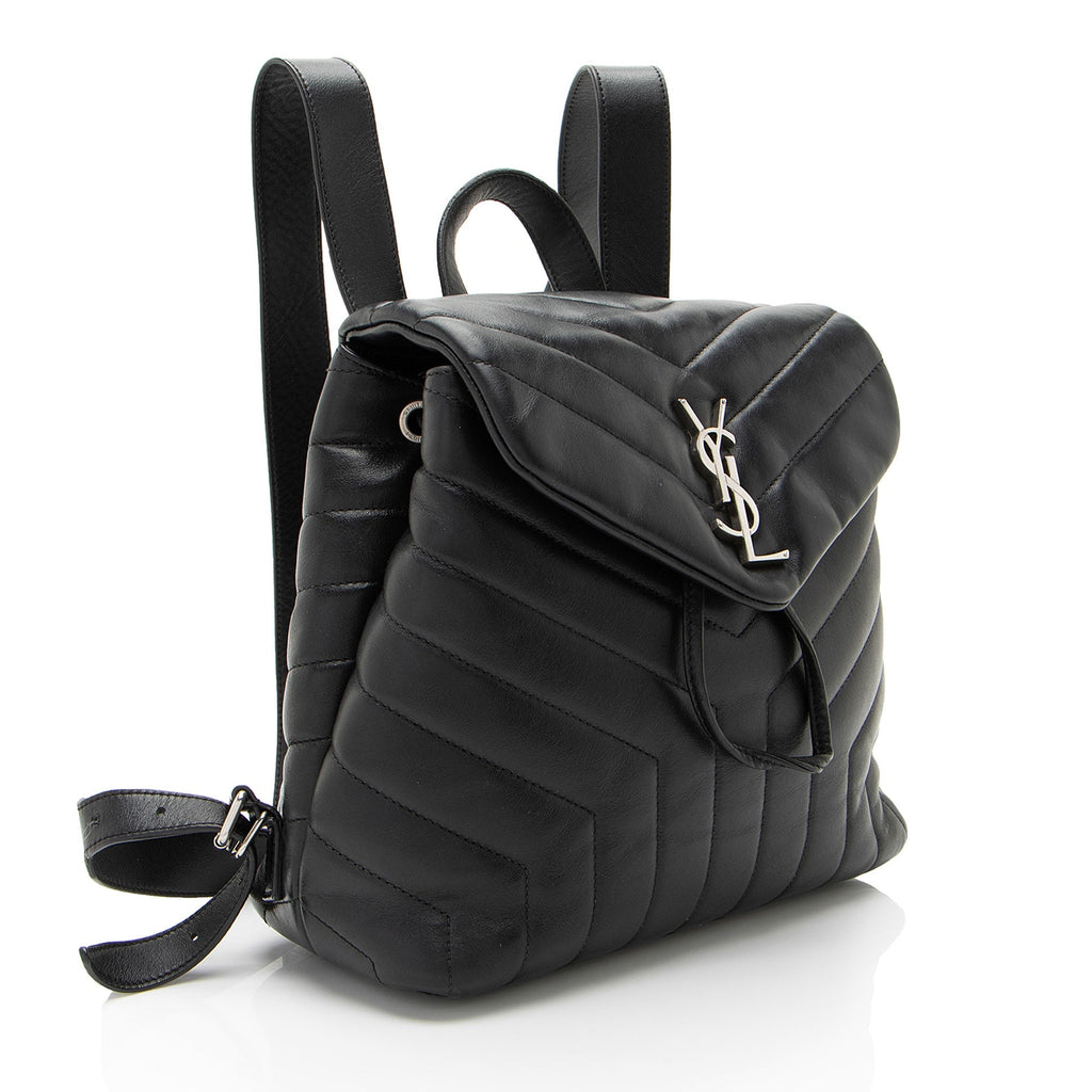 Saint Laurent Matelasse Calfskin Monogram LouLou Small Backpack