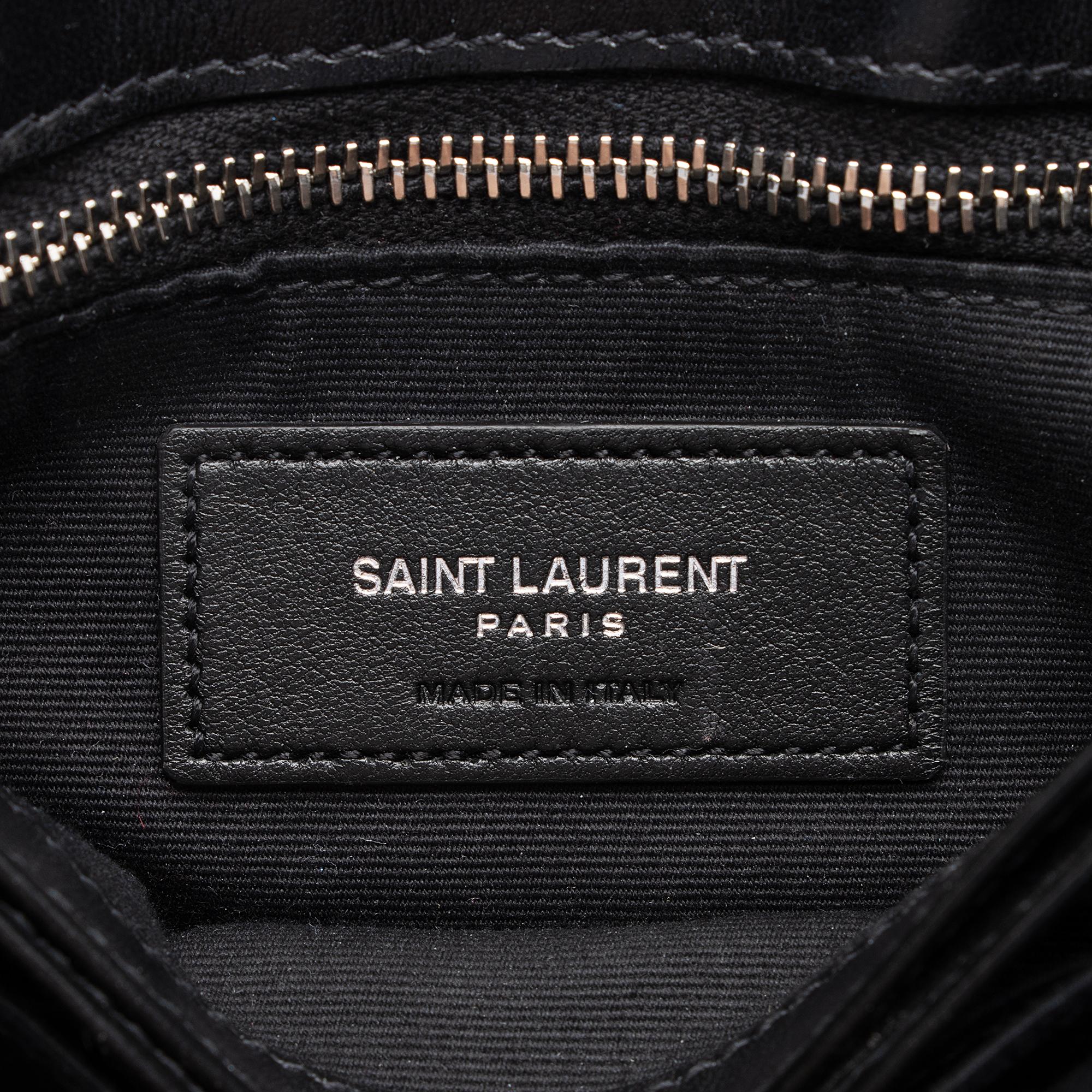 Saint Laurent Matelasse Calfskin Monogram LouLou Toy Crossbody Bag (SHF-3Lqn8O)