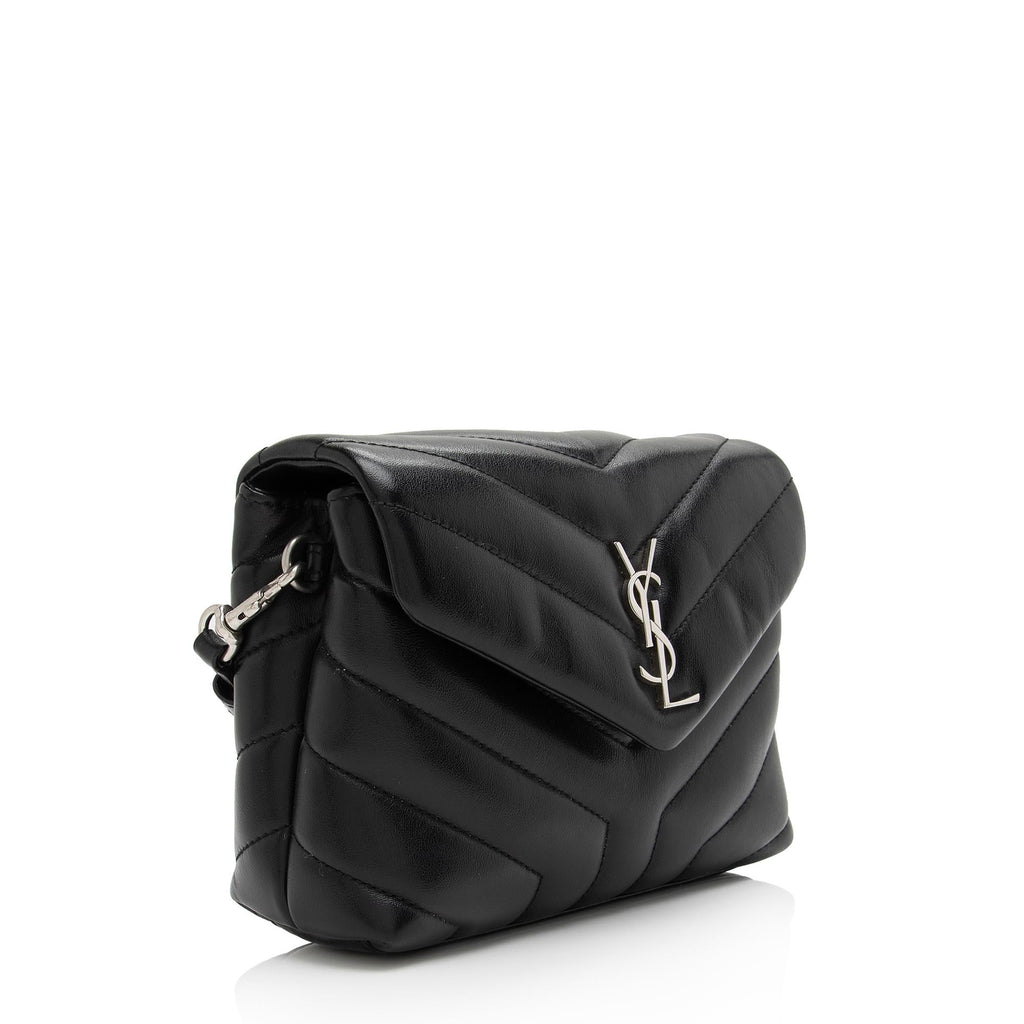 Saint Laurent Matelasse Calfskin Monogram LouLou Toy Crossbody Bag (SHF-3Lqn8O)
