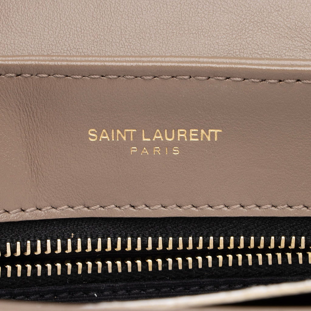 Saint Laurent Matelasse Calfskin Monogram LouLou Toy Crossbody Bag (SHF-IxNLUP)