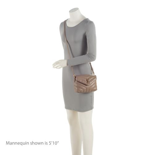 Saint Laurent Matelasse Calfskin Monogram LouLou Toy Crossbody Bag (SHF-IxNLUP)