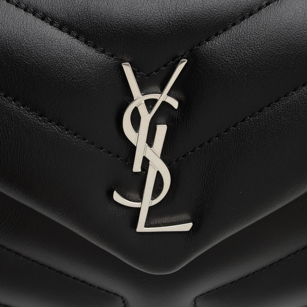 Saint Laurent Matelasse Calfskin Monogram LouLou Toy Crossbody Bag (SHF-6p3TFw)