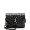 Saint Laurent Matelasse Calfskin Monogram LouLou Toy Crossbody Bag (SHF-4hU5Ge)