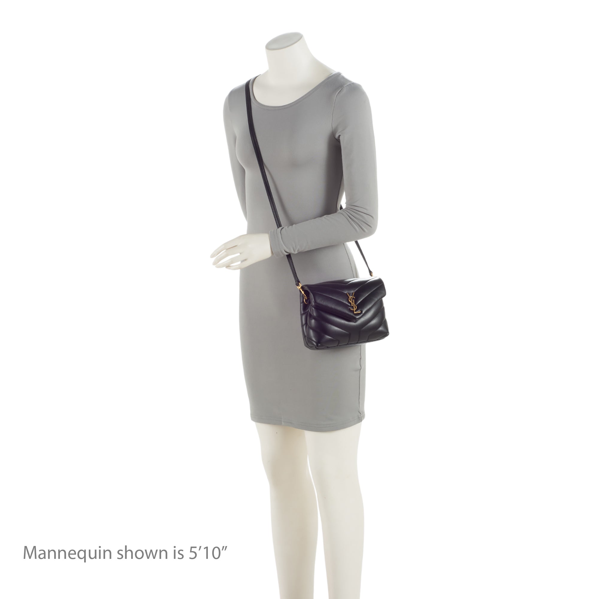 Saint Laurent Matelasse Calfskin Monogram LouLou Toy Crossbody Bag (SHF-4hU5Ge)