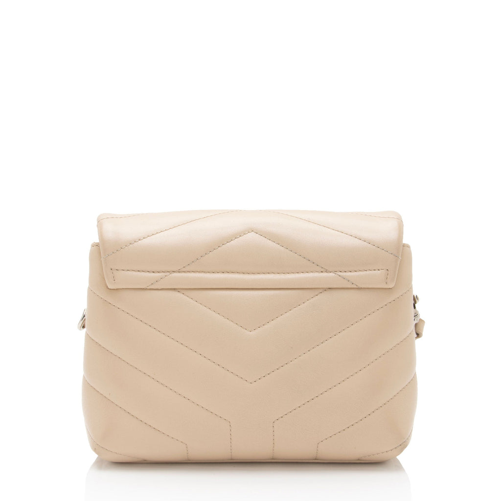 Saint Laurent Matelasse Calfskin Monogram LouLou Toy Crossbody (SHF-arg7wt)