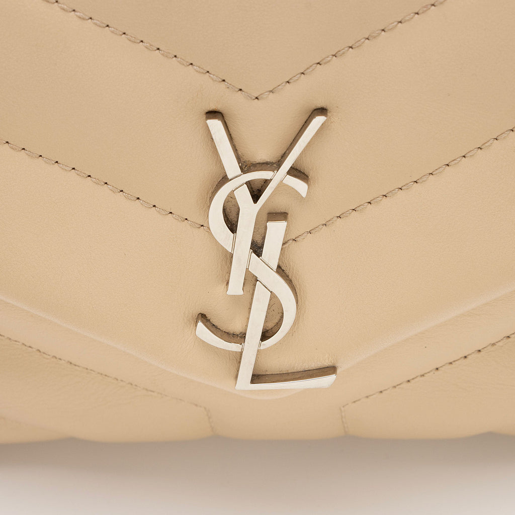 Saint Laurent Matelasse Calfskin Monogram LouLou Toy Crossbody (SHF-arg7wt)