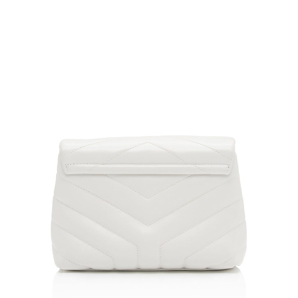 Saint Laurent Matelasse Calfskin Monogram LouLou Toy Crossbody Bag (SHF-iYanNR)