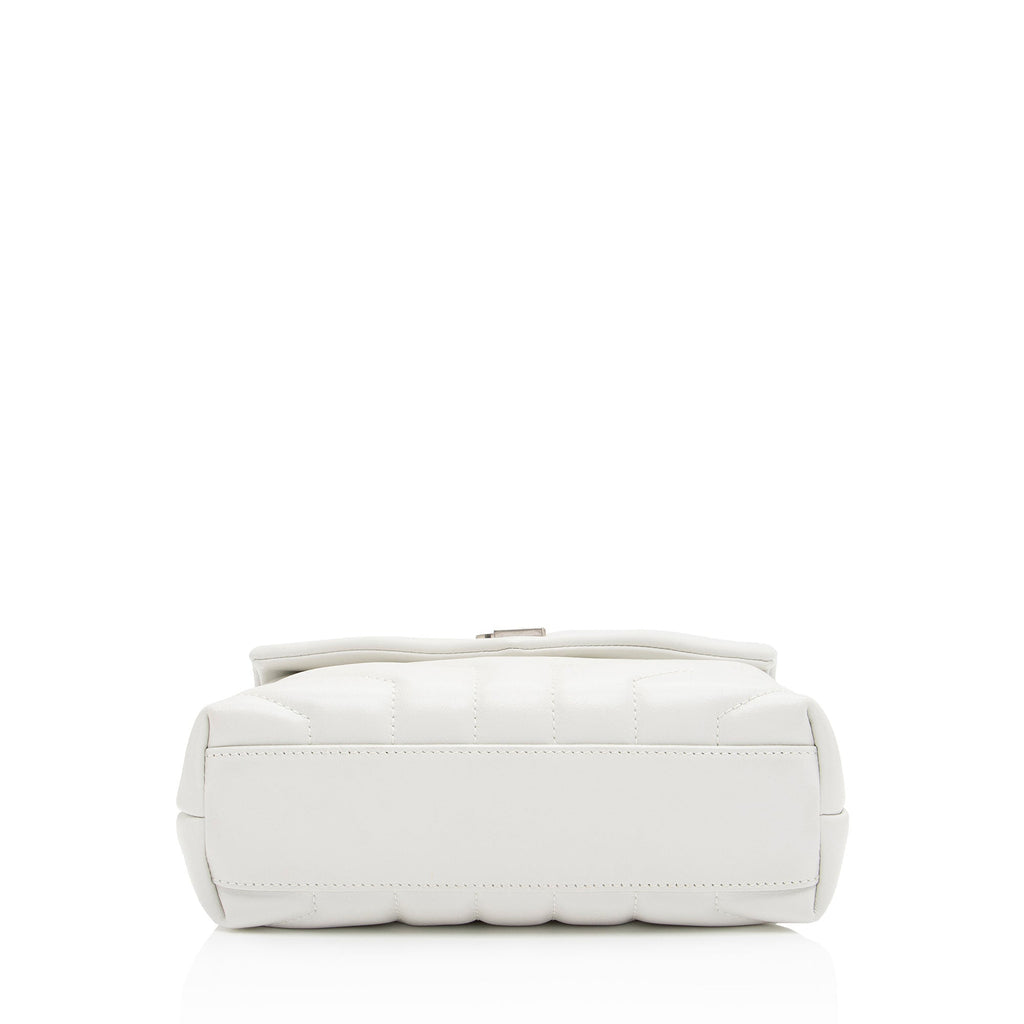 Saint Laurent Matelasse Calfskin Monogram LouLou Toy Crossbody Bag (SHF-iYanNR)