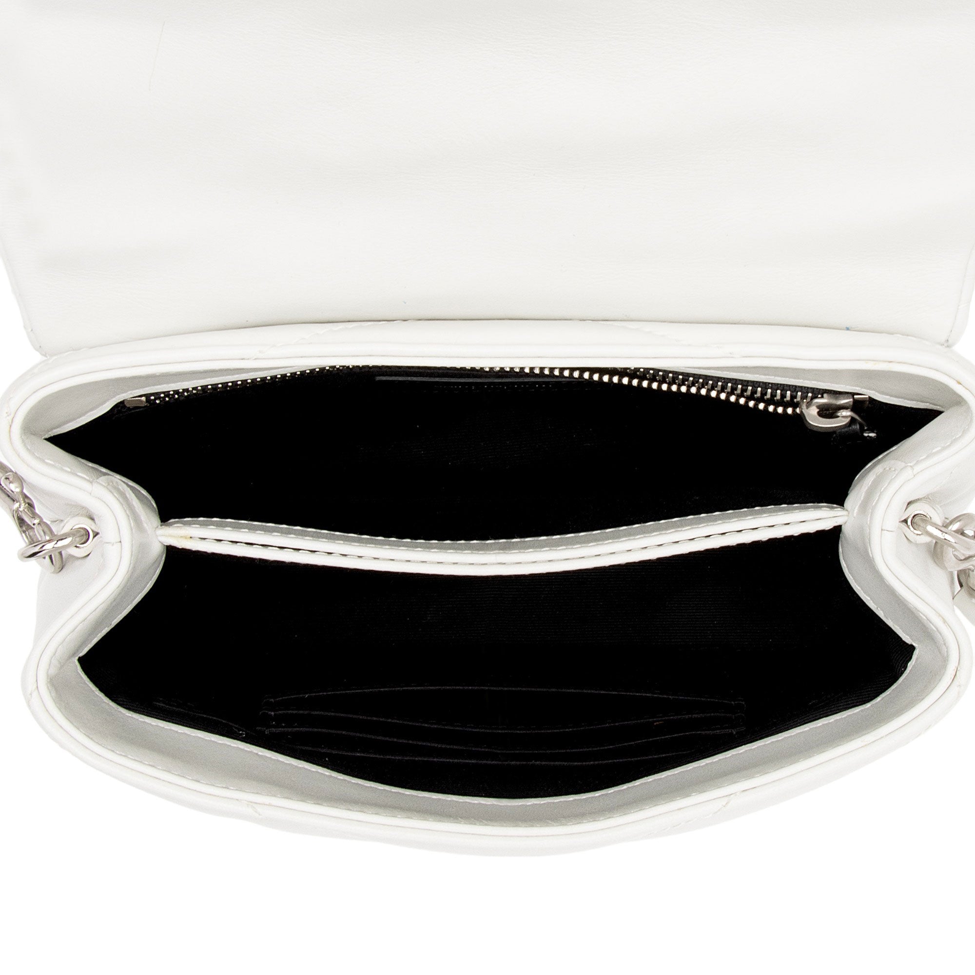 Saint Laurent Matelasse Calfskin Monogram LouLou Toy Crossbody Bag (SHF-iYanNR)