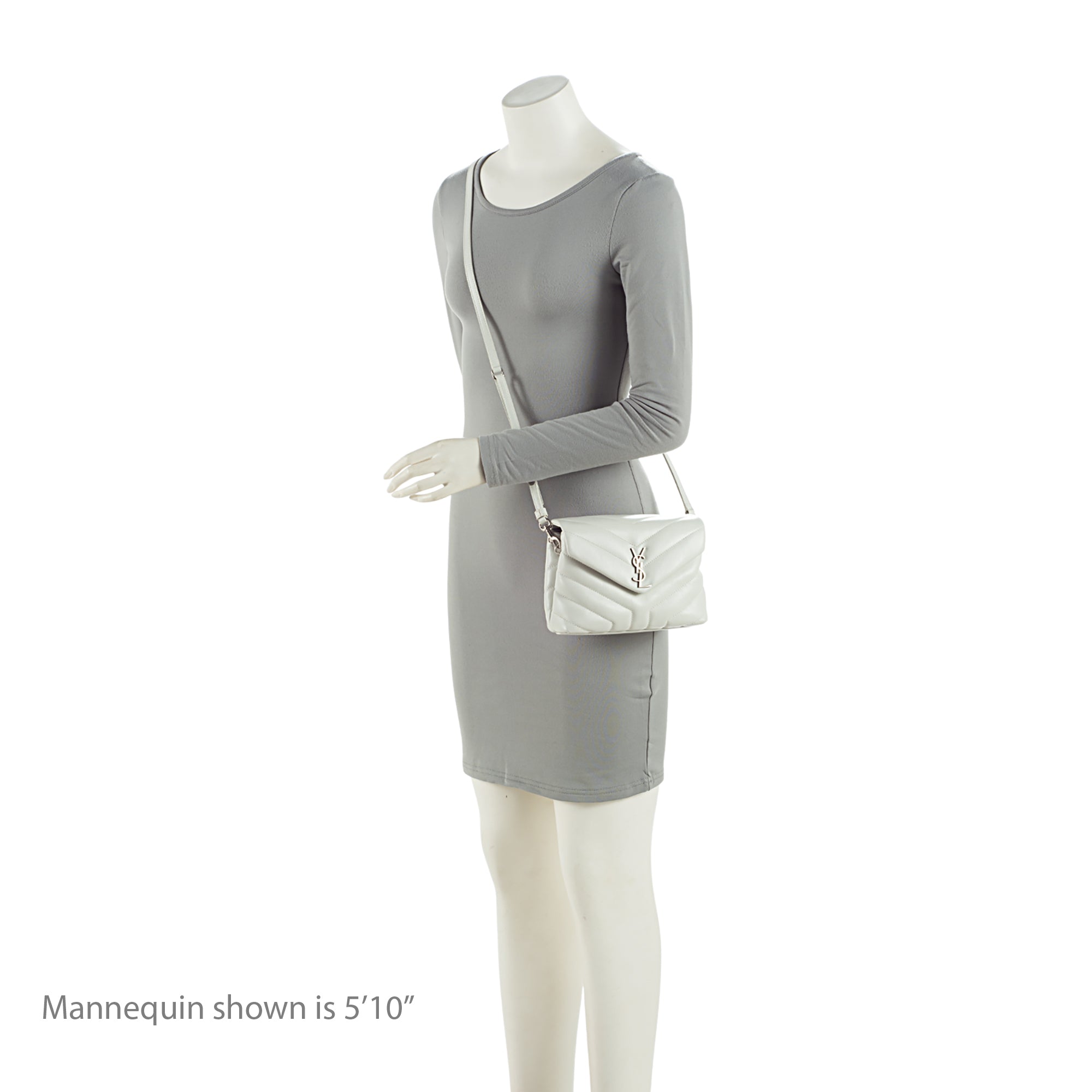 Saint Laurent Matelasse Calfskin Monogram LouLou Toy Crossbody Bag (SHF-iYanNR)