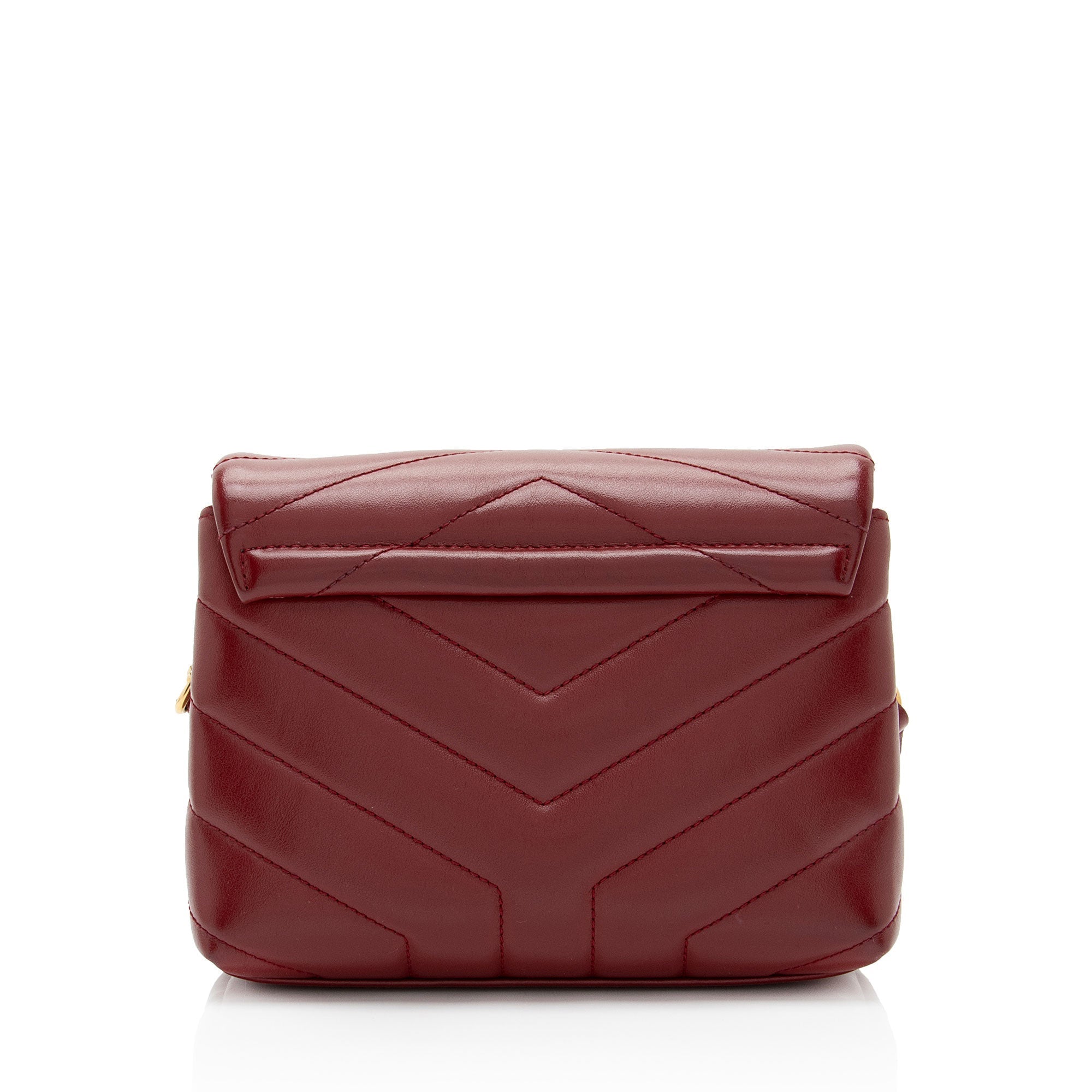 Saint Laurent Matelasse Calfskin Monogram LouLou Toy Crossbody (SHF-PXzdWg)