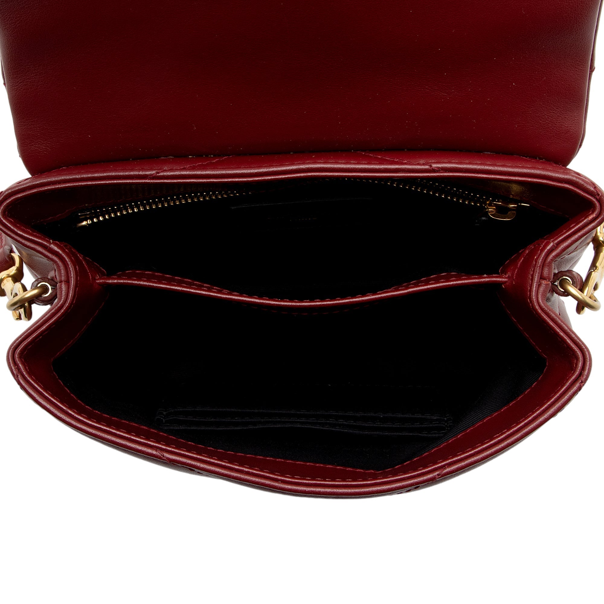 Saint Laurent Matelasse Calfskin Monogram LouLou Toy Crossbody (SHF-PXzdWg)