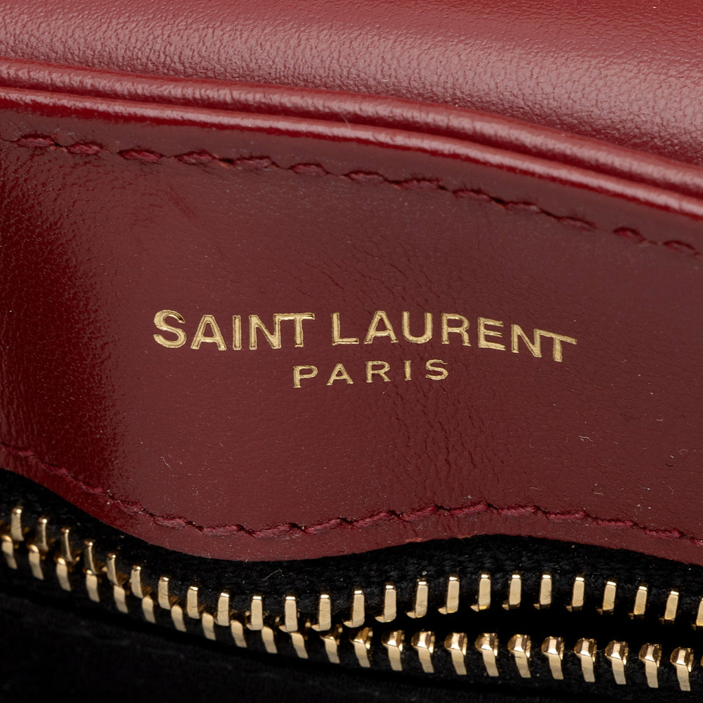 Saint Laurent Matelasse Calfskin Monogram LouLou Toy Crossbody (SHF-PXzdWg)