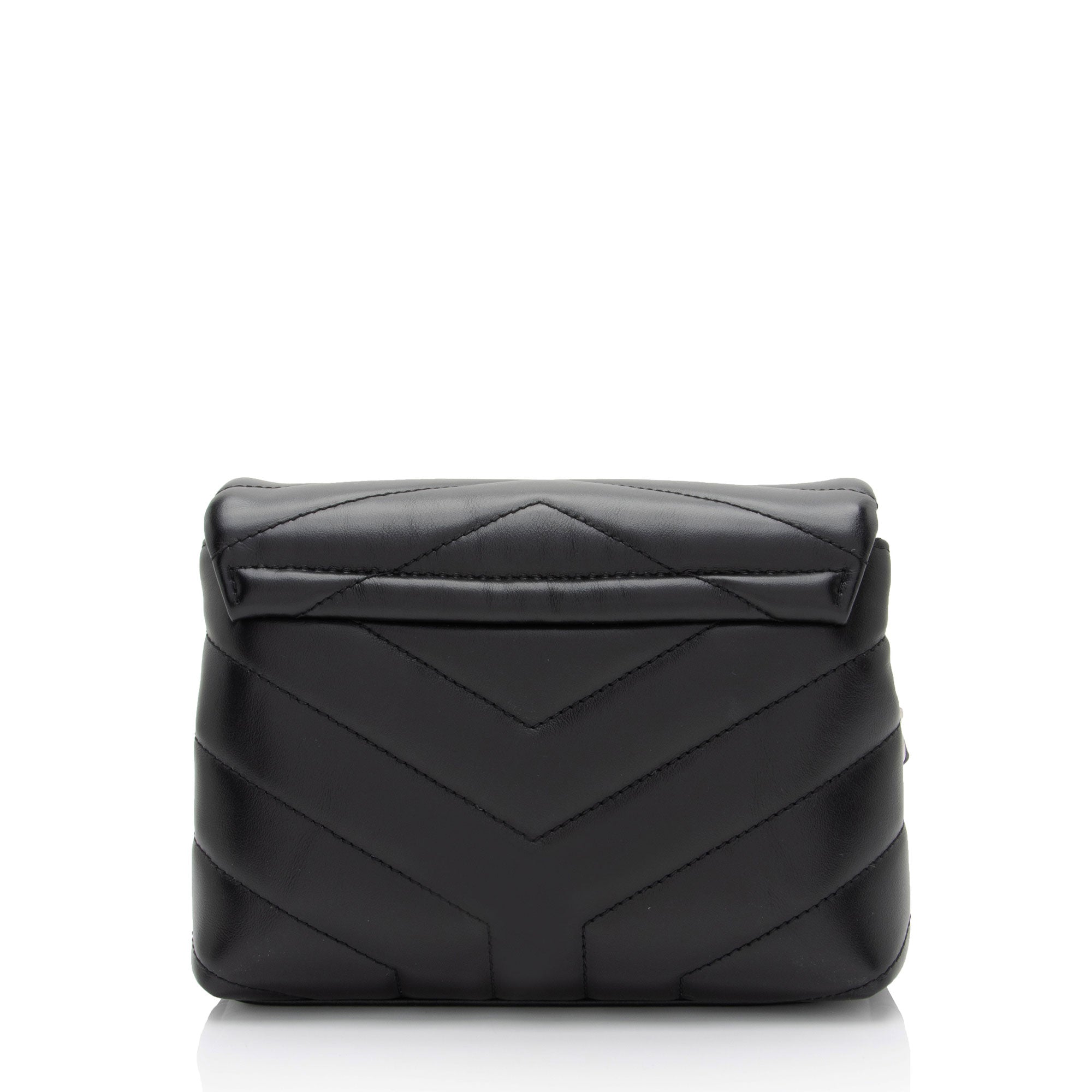 Saint Laurent Matelasse Calfskin Monogram LouLou Toy Crossbody (SHF-rRbE8j)