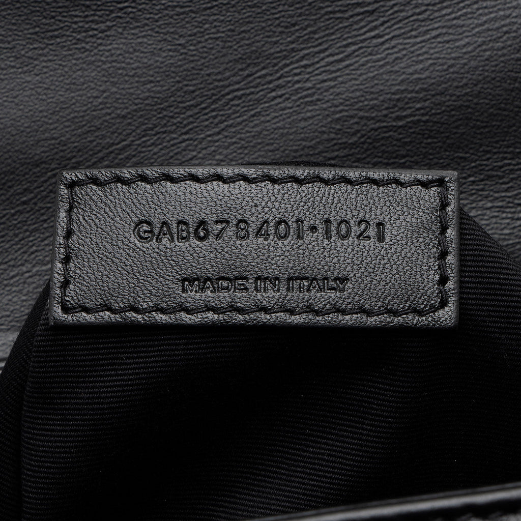 Saint Laurent Matelasse Calfskin Monogram LouLou Toy Crossbody (SHF-rRbE8j)